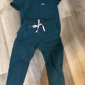 Figs Caribbean blue Scrub set